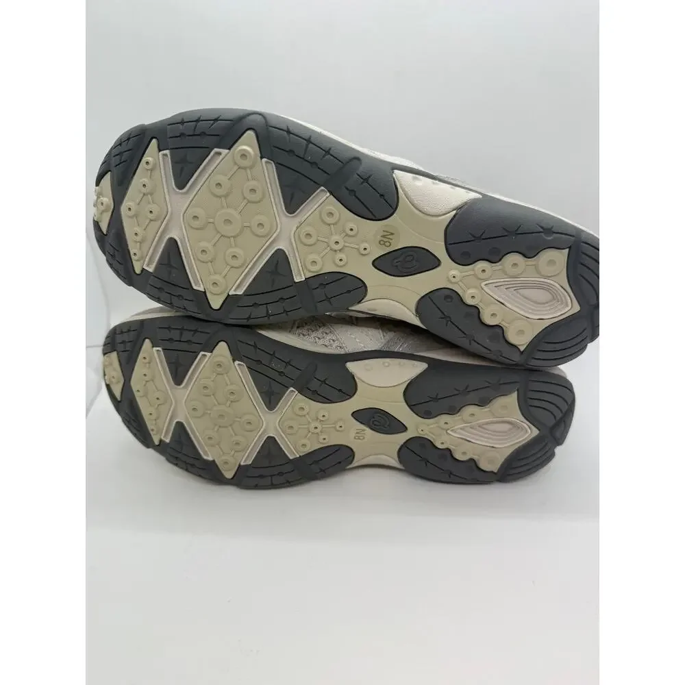 Easy Spirit Earthen10 Walking Shoes Women's US 8N Light Gray Suede Closed Toe